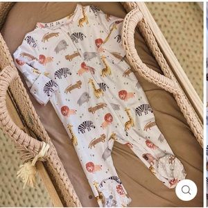 NWOT Caden Lane Safari Party sleeper 3-6 months